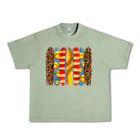 Oil Green softball  brushstrokes Urban Heavy Tee - AdoDesignShop