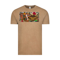 Vintage Coffee (preview)western turquoise gemstone horse cowhide leopard floral backg Vintage Tee - Artiststas
