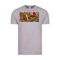 Vintage Zinc (preview)western turquoise gemstone horse cowhide leopard floral backg Vintage Tee - Artiststas