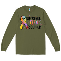 Army Green we are all tied together Long Sleeve Tee - MaliasSmallBusiness