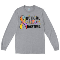 Heather Grey we are all tied together Long Sleeve Tee - MaliasSmallBusiness