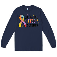 Navy we are all tied together Long Sleeve Tee - MaliasSmallBusiness