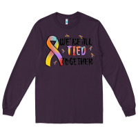 Plum we are all tied together Long Sleeve Tee - MaliasSmallBusiness