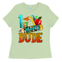 Matcha 1st grade dude Ladies Tee - texasbilliewilder
