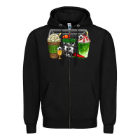 Black soccer coffee cups bbs Zipper Hoodie - BundleAndBundleShop