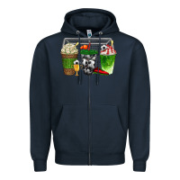 Navy soccer coffee cups bbs Zipper Hoodie - BundleAndBundleShop