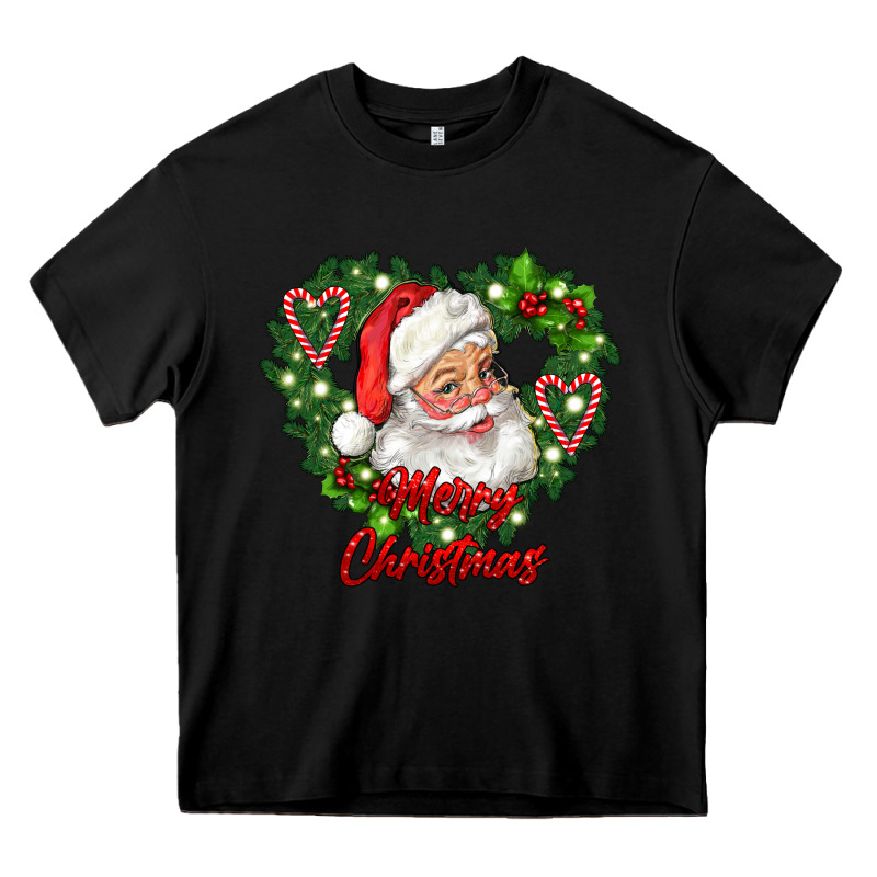 Merry Christmas Santa Heavy Core Tee by RanaPortraitStore | Teevron