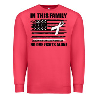 Cardinal No One Fights Alone Pancreatic Cancer Awareness Premium Sweatshirt - Bettercallsaul