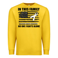 Lemon No One Fights Alone Pancreatic Cancer Awareness Premium Sweatshirt - Bettercallsaul
