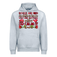 Heather Grey roses are red chocolates are brown Urban Hoodie - OliviaCreatesArt