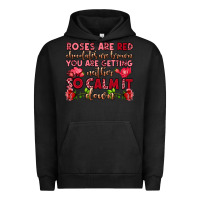 Pigment Black roses are red chocolates are brown Urban Hoodie - OliviaCreatesArt