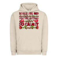 Pigment French Oak roses are red chocolates are brown Urban Hoodie - OliviaCreatesArt