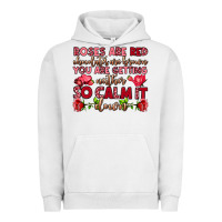 Pigment Lunar Rock roses are red chocolates are brown Urban Hoodie - OliviaCreatesArt