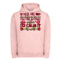 Pigment Salmon roses are red chocolates are brown Urban Hoodie - OliviaCreatesArt