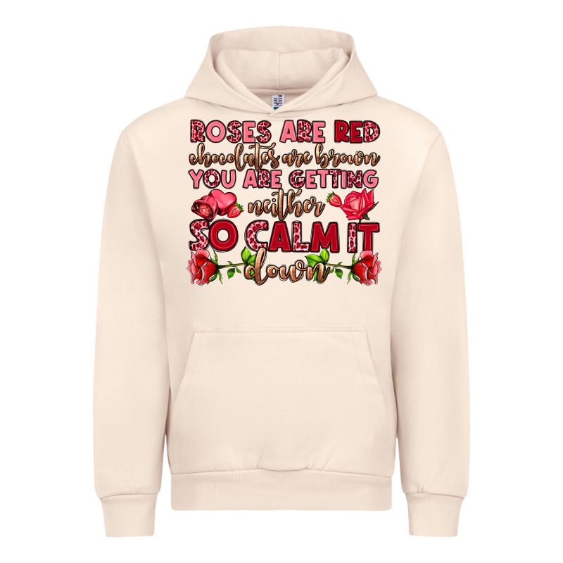 Roses Are Red Chocolates Are Brown Urban Hoodie by OliviaCreatesArt | Teevron