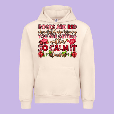 Roses Are Red Chocolates Are Brown Urban Hoodie Designed By Oliviacreatesart