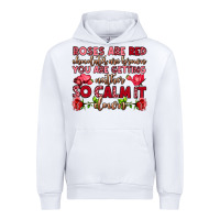 White roses are red chocolates are brown Urban Hoodie - OliviaCreatesArt