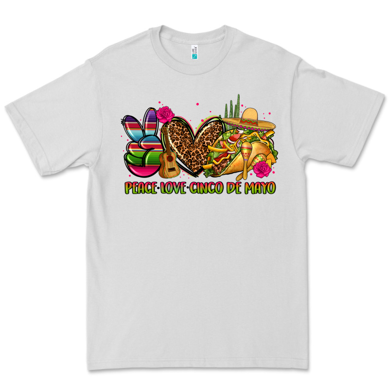 Peace Love Cinco De Mayo Premium Tee by CTS Tumbler Store | Teevron