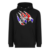 Black American Flag Claw Heavyweight Hoodie - Bettercallsaul