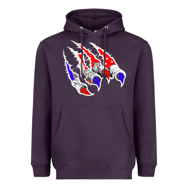 American Flag Claw Heavyweight Hoodie by Bettercallsaul | Teevron