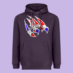 American Flag Claw Heavyweight Hoodie Designed By Bettercallsaul