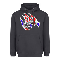 Smoke American Flag Claw Heavyweight Hoodie - Bettercallsaul