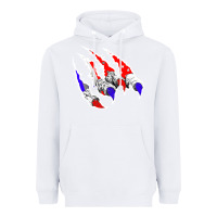 White American Flag Claw Heavyweight Hoodie - Bettercallsaul