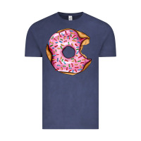 Vintage Denim pink strawberry donut Vintage Tee - AdoDesignShop