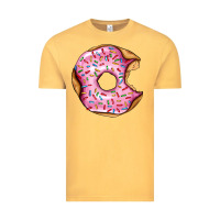 Vintage Mustard pink strawberry donut Vintage Tee - AdoDesignShop