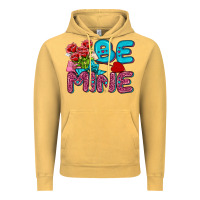 Vintage Mustard be mine valentine Vintage Hoodie - AdoDesignShop