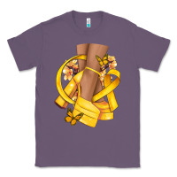 Lavender Childhood Cancer diva yellow ribbon Classic Tee - NancyCooperArtShop