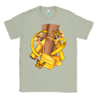 Matcha Childhood Cancer diva yellow ribbon Classic Tee - NancyCooperArtShop