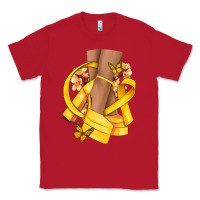 Red Childhood Cancer diva yellow ribbon Classic Tee - NancyCooperArtShop