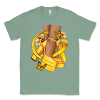 Sage Childhood Cancer diva yellow ribbon Classic Tee - NancyCooperArtShop