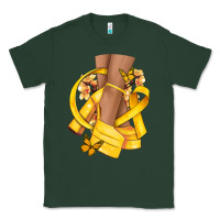 Sports Green Childhood Cancer diva yellow ribbon Classic Tee - NancyCooperArtShop