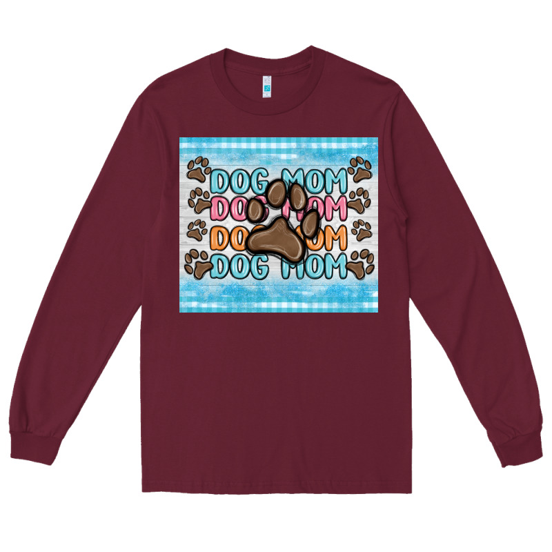 Dog Mom Long Sleeve Tee by MaliasSmallBusiness | Teevron