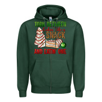 Sports Green torn between lookin' like a snack and eatin' one bbs Zipper Hoodie - BundleAndBundleShop