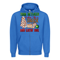 True Royal torn between lookin' like a snack and eatin' one bbs Zipper Hoodie - BundleAndBundleShop