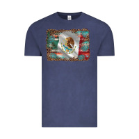 Vintage Denim mexico gemstone leopard Vintage Tee - AdoDesignShop
