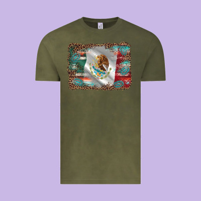 Mexico Gemstone Leopard Vintage Tee Designed By Adodesignshop