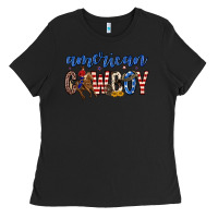 Black American cowboy Ladies Tee - Zillion Design Studio