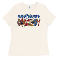 Bone American cowboy Ladies Tee - Zillion Design Studio