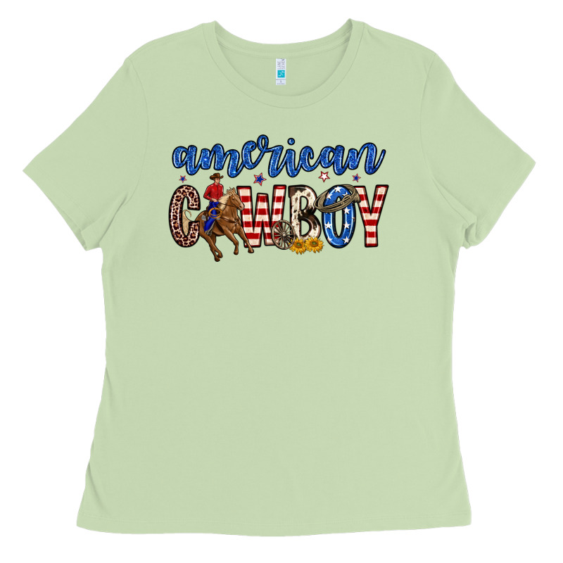 American Cowboy Ladies Tee by Zillion Design Studio | Teevron