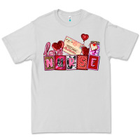 Dove Grey valentines day nurse Premium Tee - AdoDesignShop