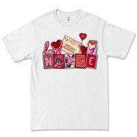 White valentines day nurse Premium Tee - AdoDesignShop