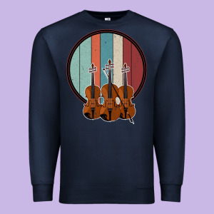Violin Vintage Premium Sweatshirt Designed By Bettercallsaul