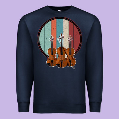 Violin Vintage Premium Sweatshirt Designed By Bettercallsaul