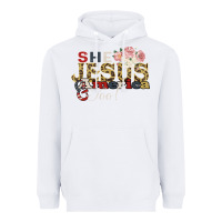 White She Jesus America Too Heavyweight Hoodie - Bettercallsaul