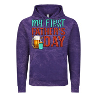Cloud Purple my first father's day Vintage Hoodie - Artiststas