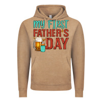 Vintage Coffee my first father's day Vintage Hoodie - Artiststas